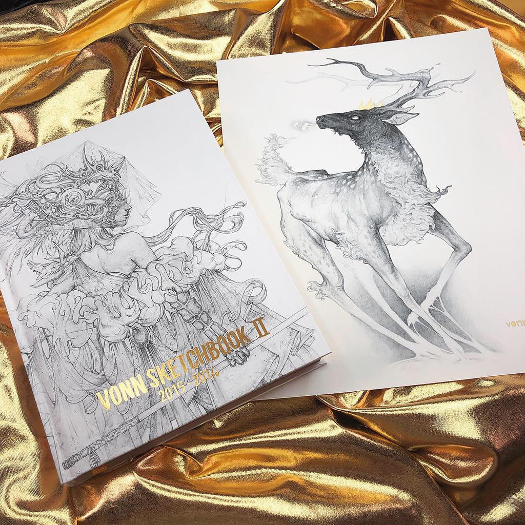 Vonn Sketchbook 2 is BACK IN STOCK! by Tvonn9