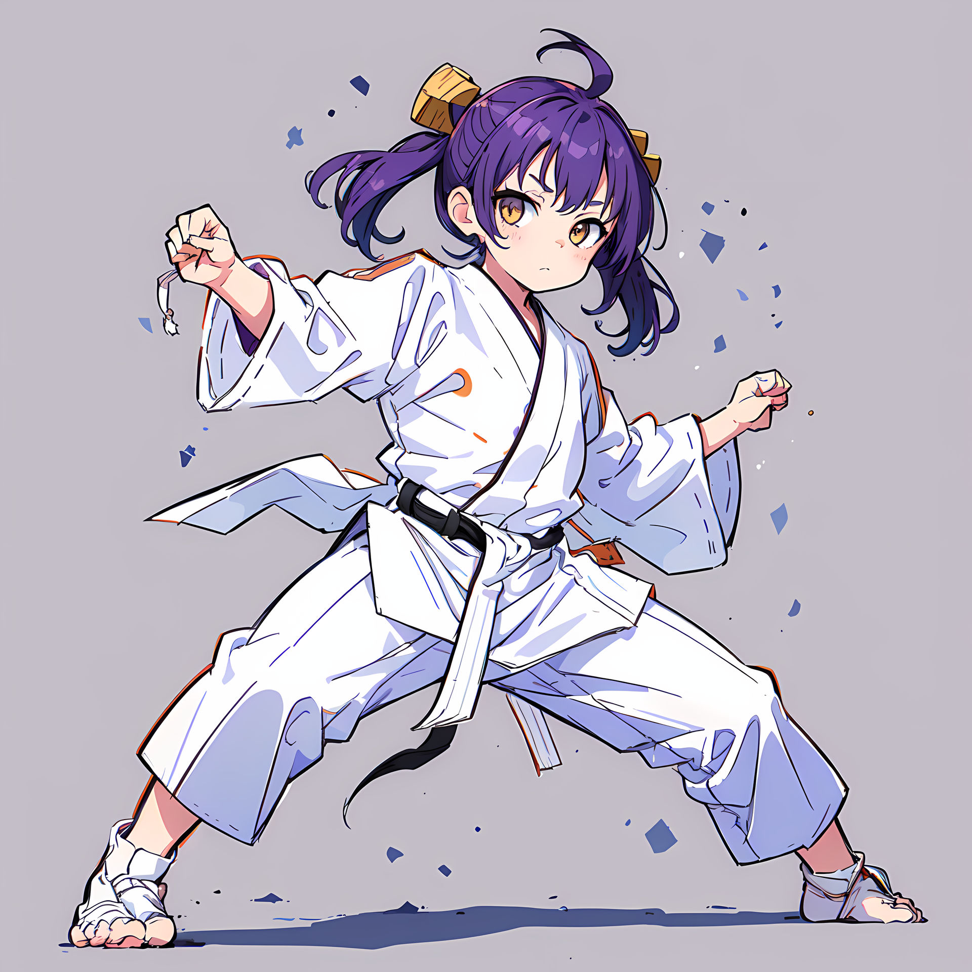 White belt: Mukyu - FMG sequence 1/6 by OmniOkami on DeviantArt