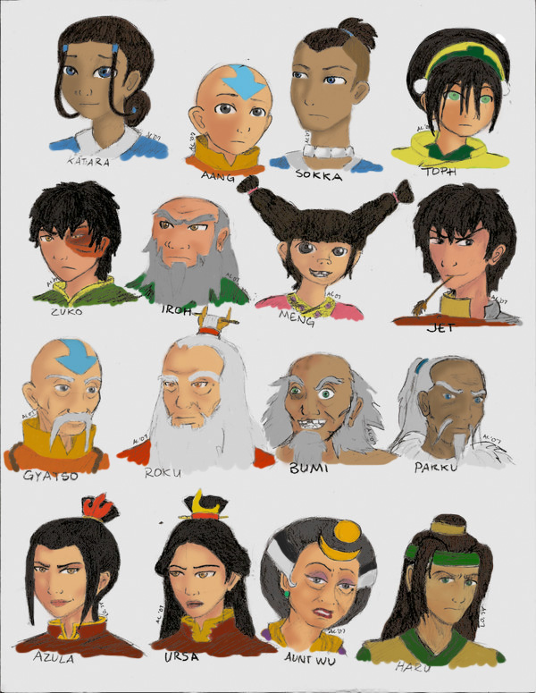 Avatar Faces -COLORED-