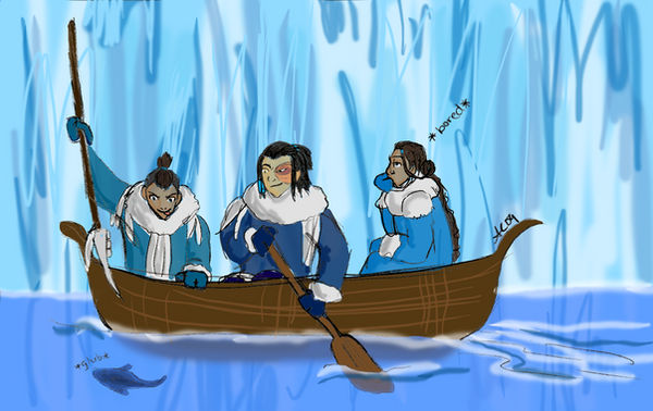 ATLA: Fishing--Sokka Style by Golden-Flute on DeviantArt