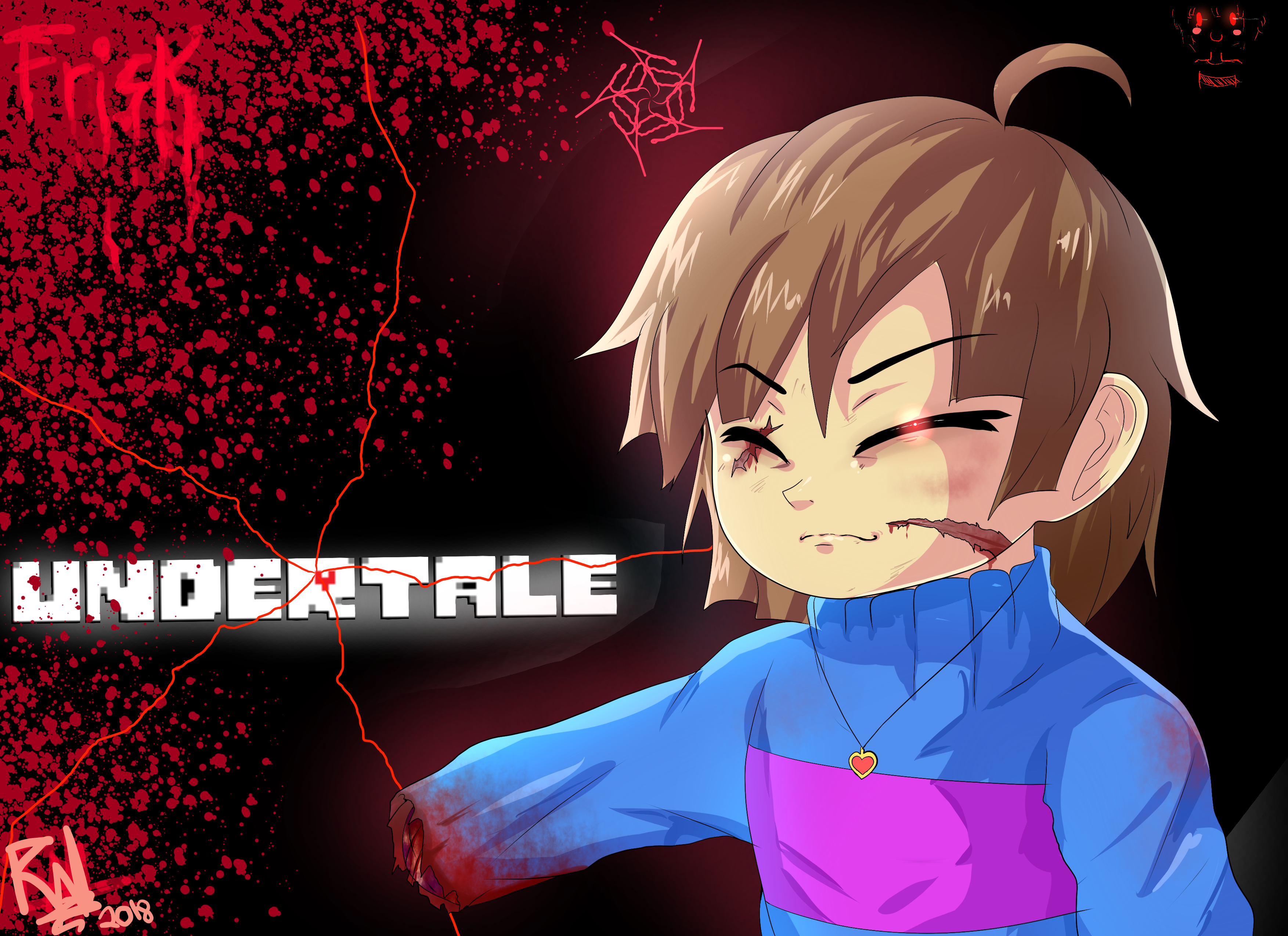 Undertale Frisk The Genocide By Nayrkoruksta On Deviantart