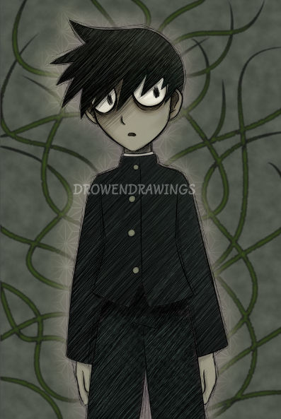 Mp100 Ritsu Room Horror Style Ritsu Kageyama (MP100) by DrowenDrawings on DeviantArt