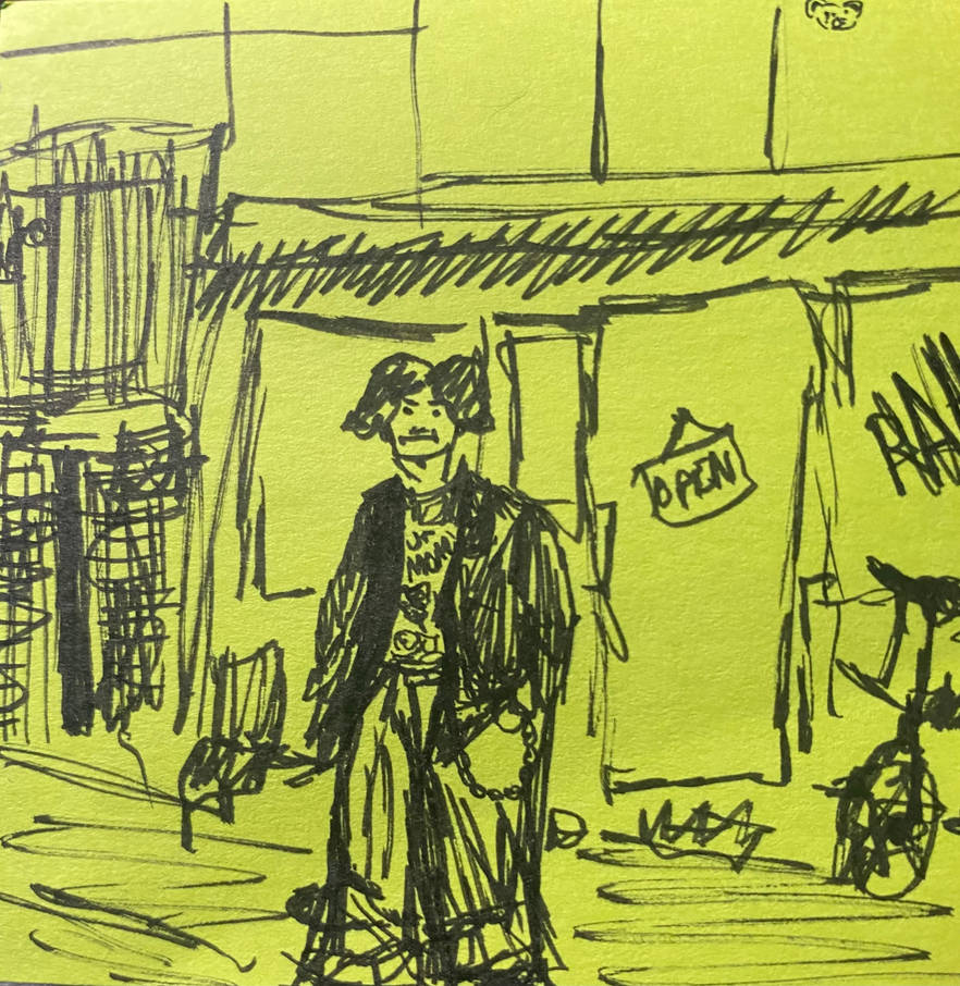 Sticky note sketch by itswhohey on DeviantArt