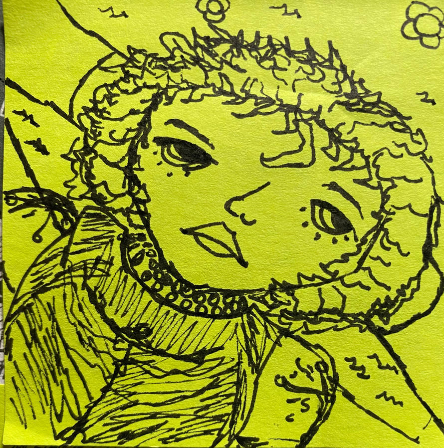 Sticky note sketch by itswhohey on DeviantArt