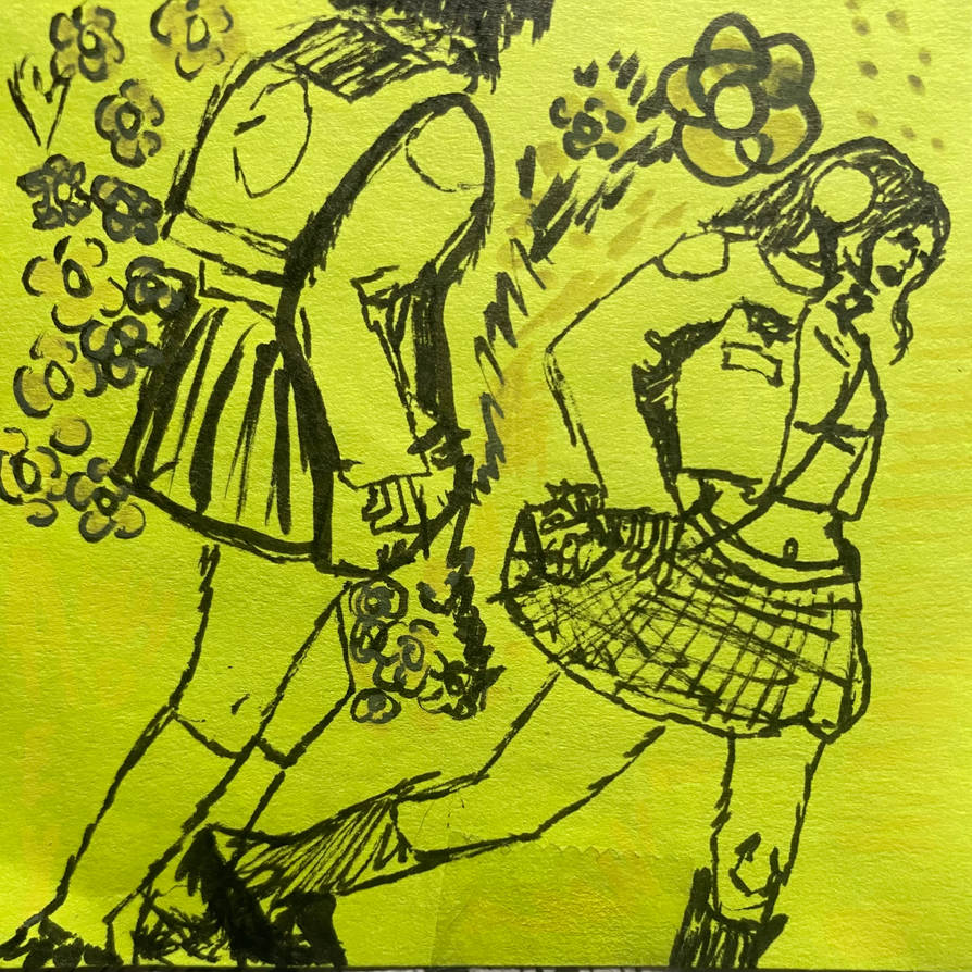 Sticky note drawing by itswhohey on DeviantArt