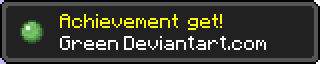 Green Deviantart Achievement