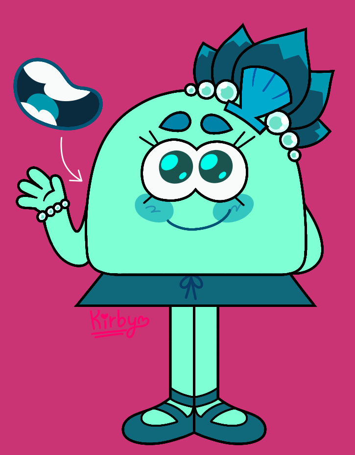 ColourBlocks OC-Aquamarine by KirbyKraft on DeviantArt
