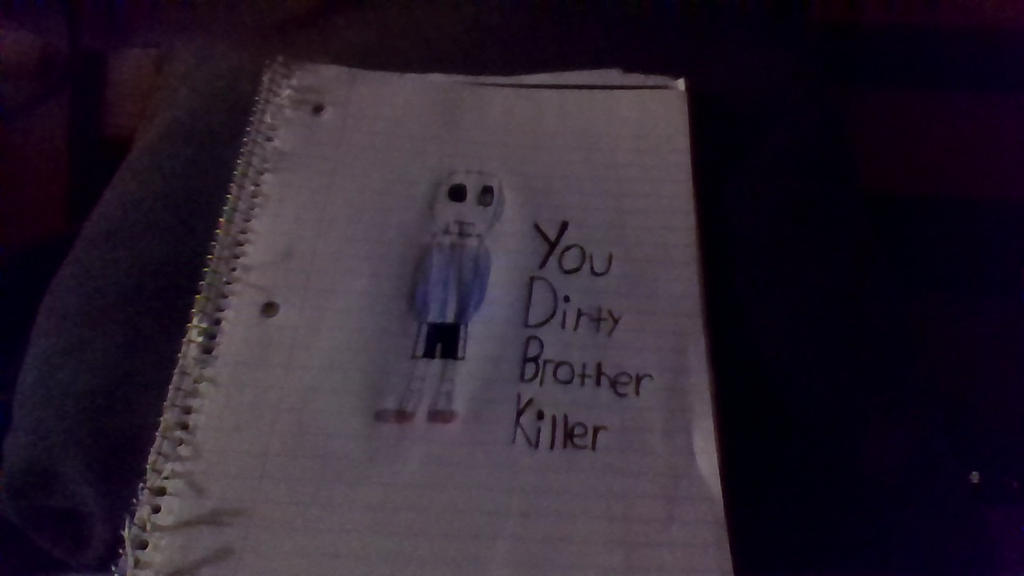 Undertale Sans Art (Drawn in my notebook) by GoodAngel999 on DeviantArt