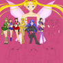 Sailor Moon neon Goddess Poster