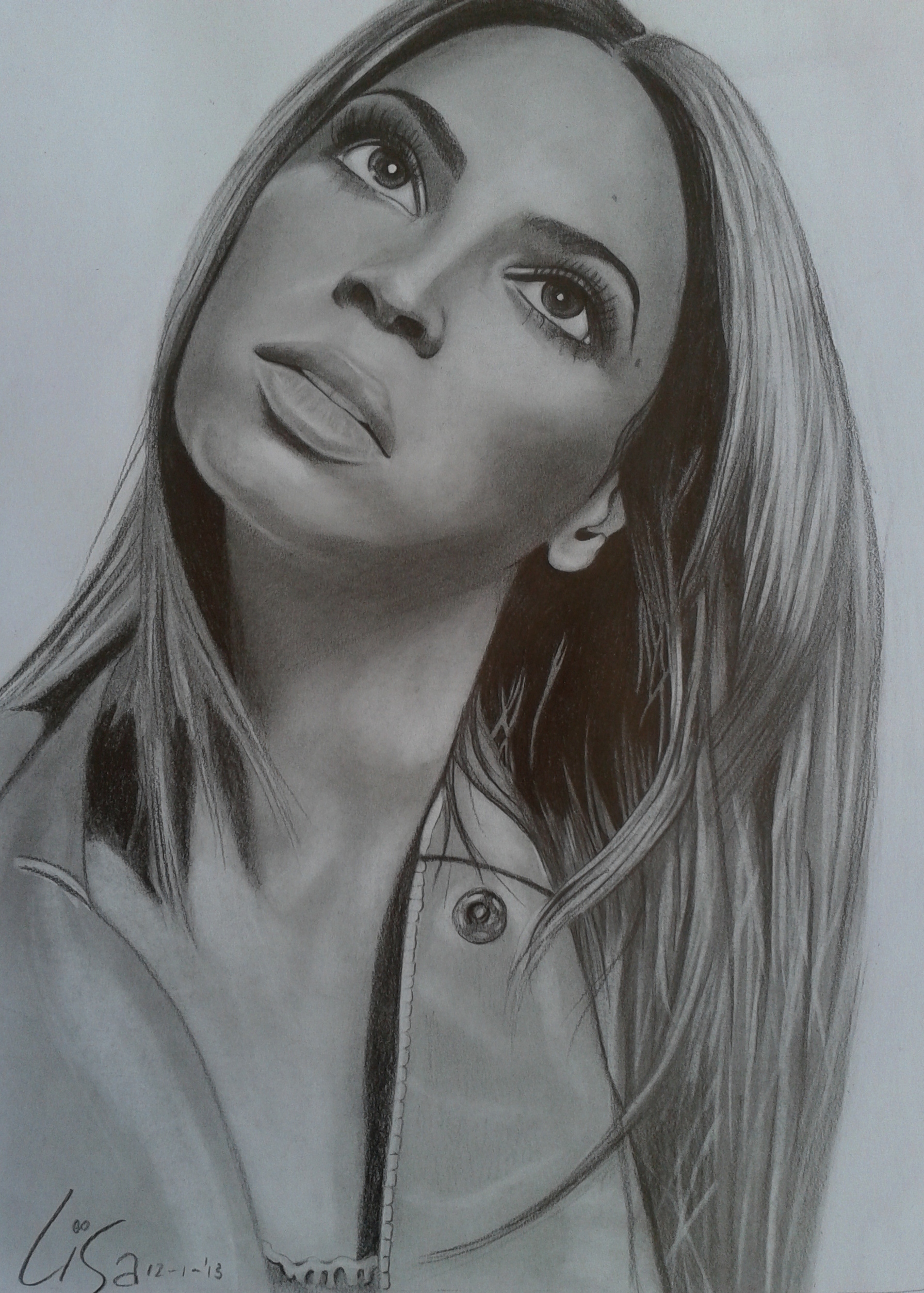 Drawing Of Beyonce