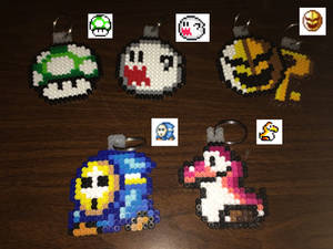 Super Mario Perler Bead Sprites