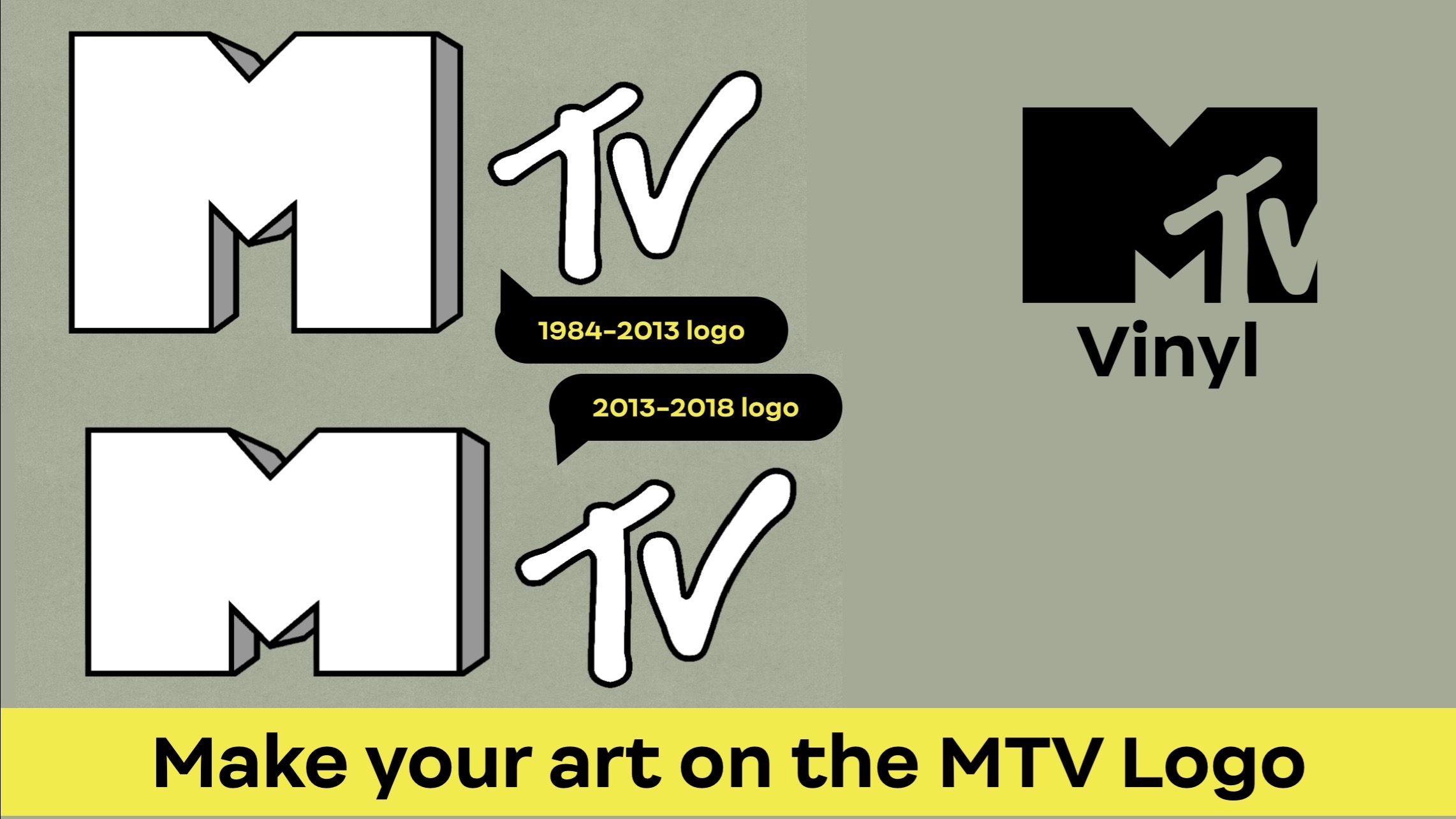 MTV Vinyl: Make your art on the MTV Logo by RobbieTVDeviant on DeviantArt