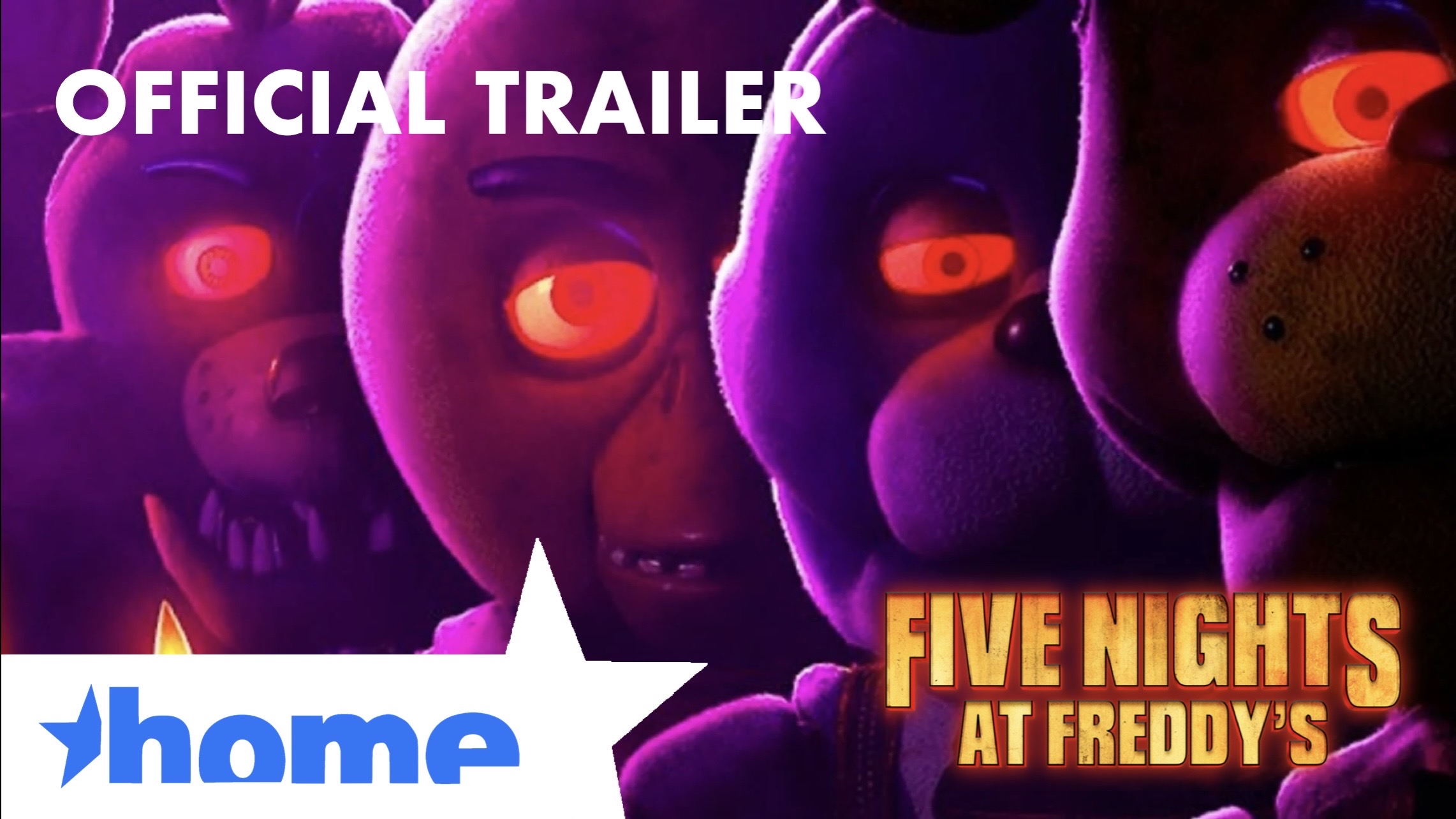 Five nights at freddy's, Tráiler oficial