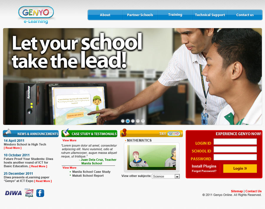 Genyo Elearning App Download Genyo e-Learning Site by gt6282 on DeviantArt