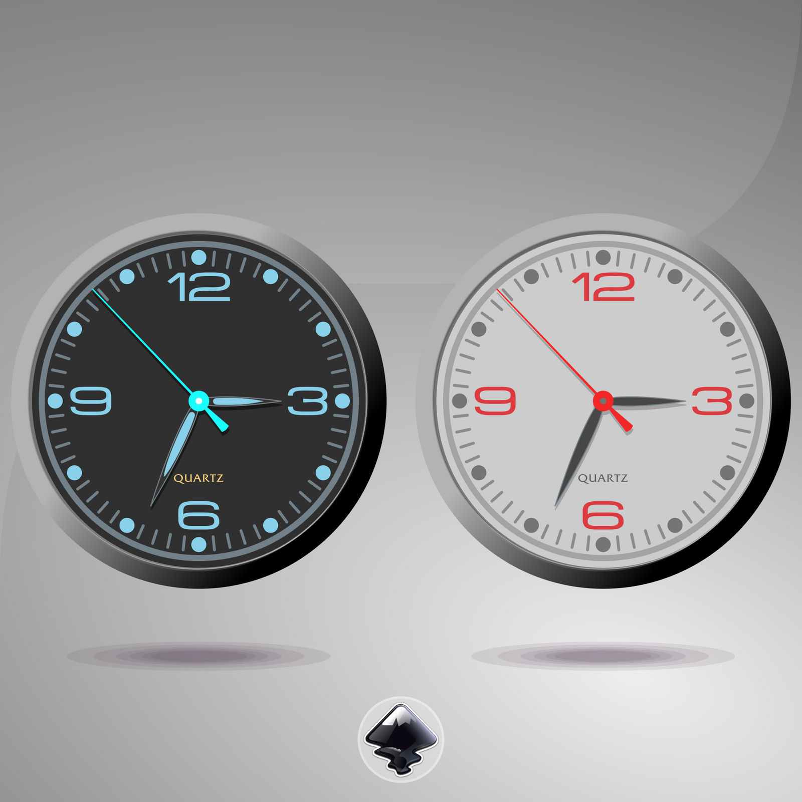 Analog Clock - Vector by DG-RA on DeviantArt