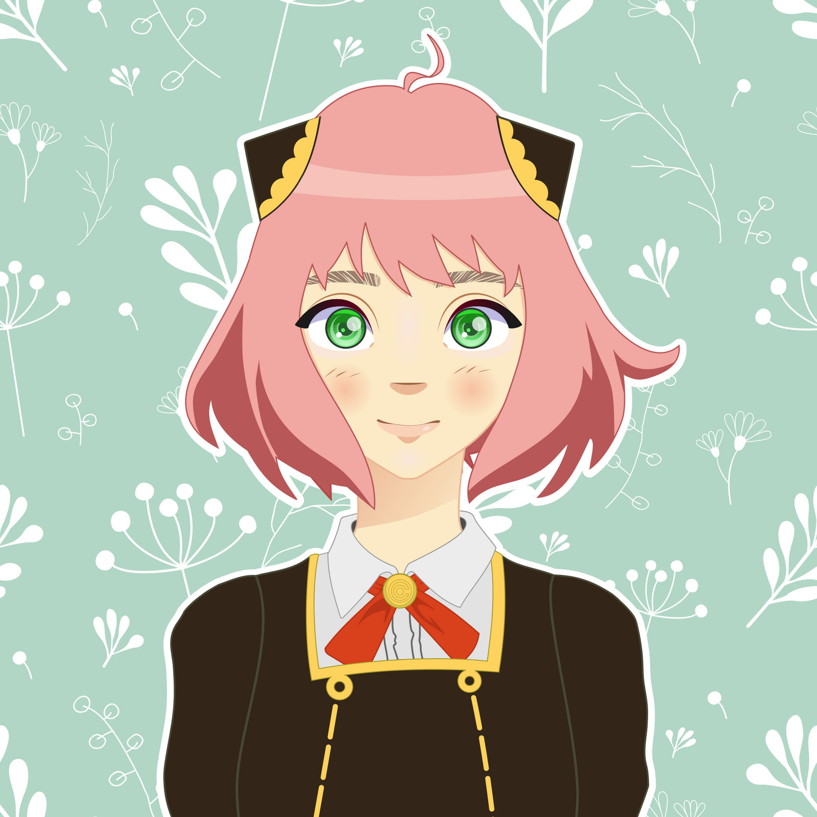 Anya Forger Lettering Anya Forger - Fanart - Vector by DG-RA on DeviantArt