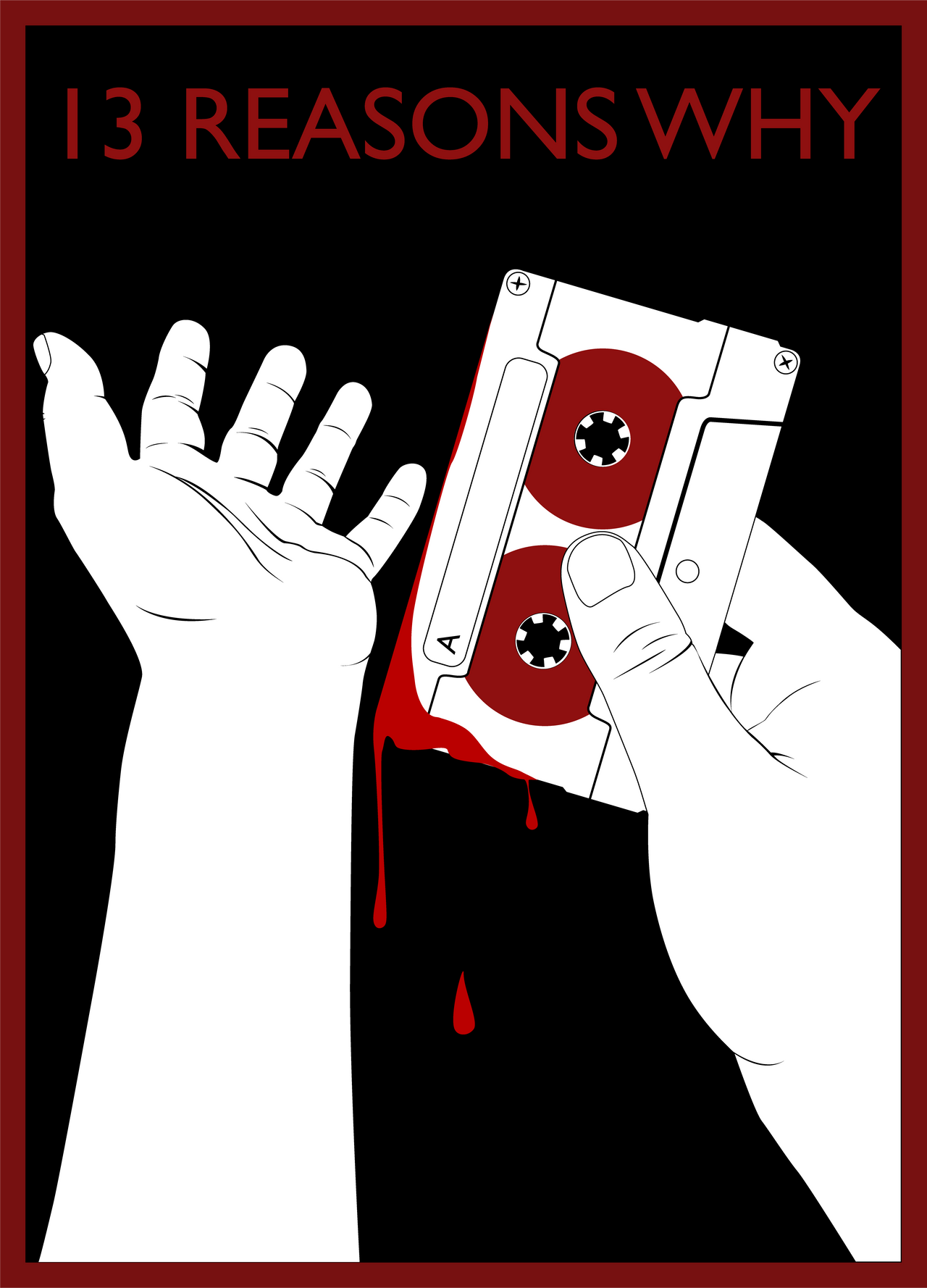13 Reasons Why Poster by TheGiddyThing on DeviantArt