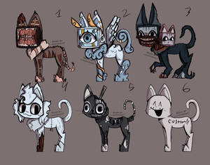 (CLOSED) Horror Adopt Batch (1/6)