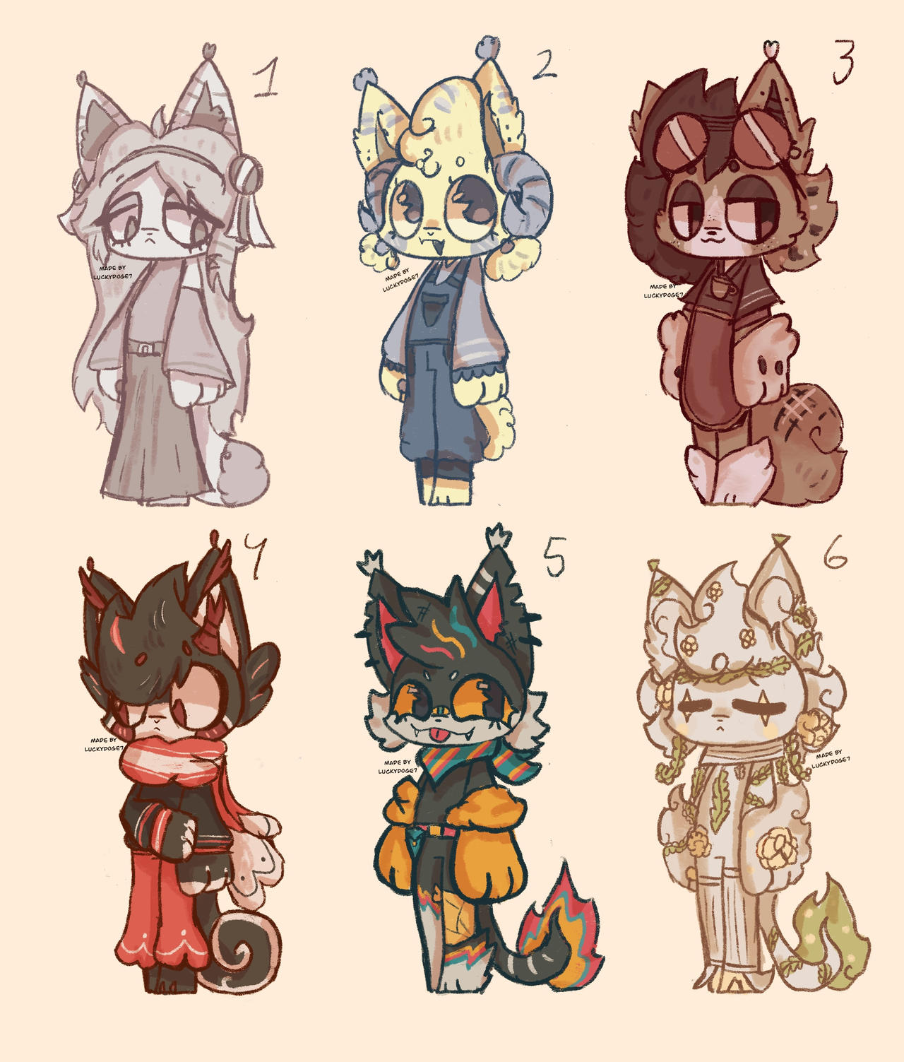 Anthro Adopt Batch (6/0) (CLOSED)