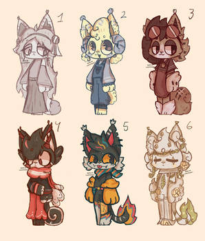 Anthro Adopt Batch (6/0) (CLOSED)