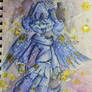 Artemis Bloom watercolored painting