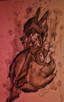 Edgar Ras watercolored painting