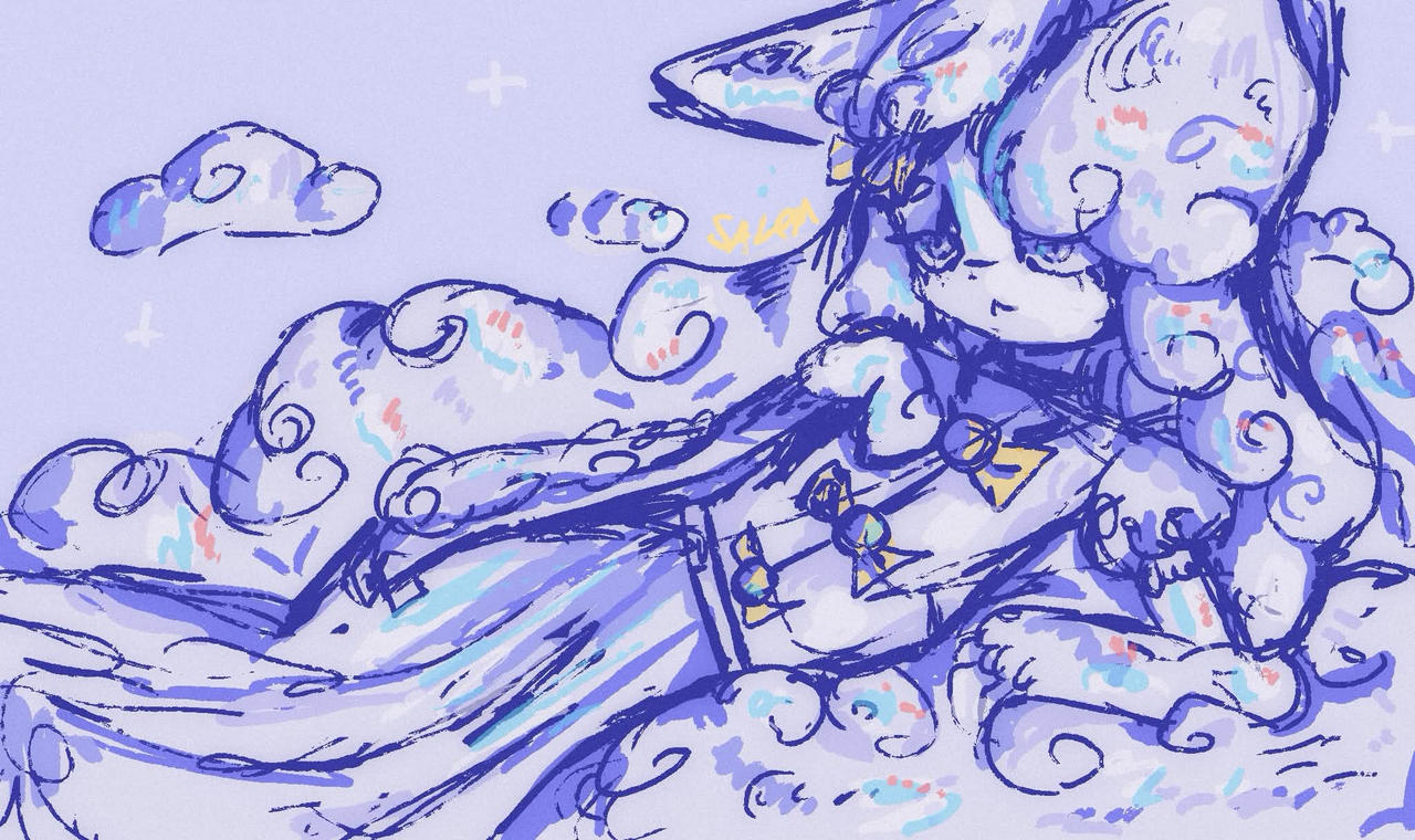 Kuki Shiroi doodle