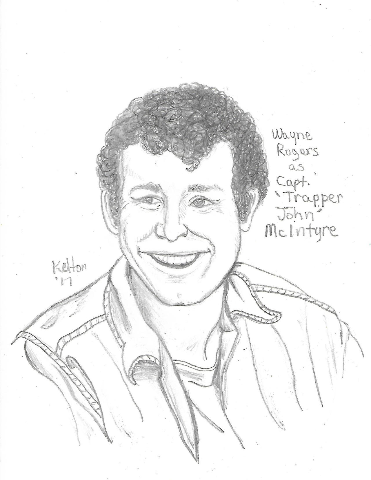 Captain Trapper Wayne Rogers as Capt. Trapper John McIntyre by redsonya131313 on DeviantArt