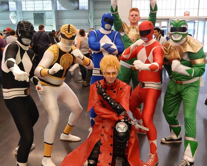 New York Comic Con 2013 - with Power Rangers