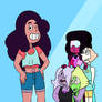 Stevonnie and the Gems