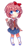 Sayori Pixel by MyTwistedMind