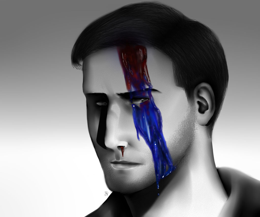 Gavin Reed - Detroit become human - Blood by Mezeli-chan on DeviantArt