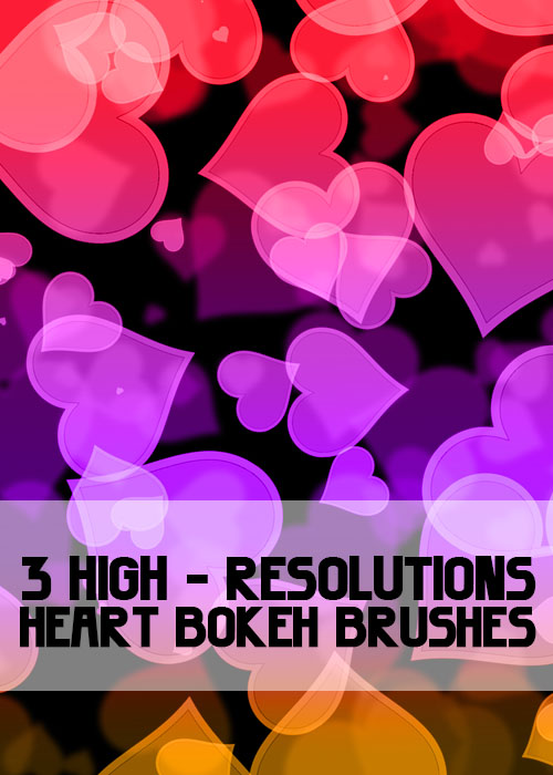 Heart Bokeh Brushes