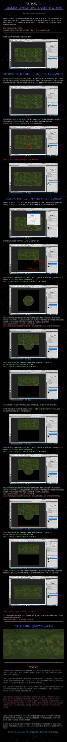 Tutorial - Making a Seamless Planet Texture