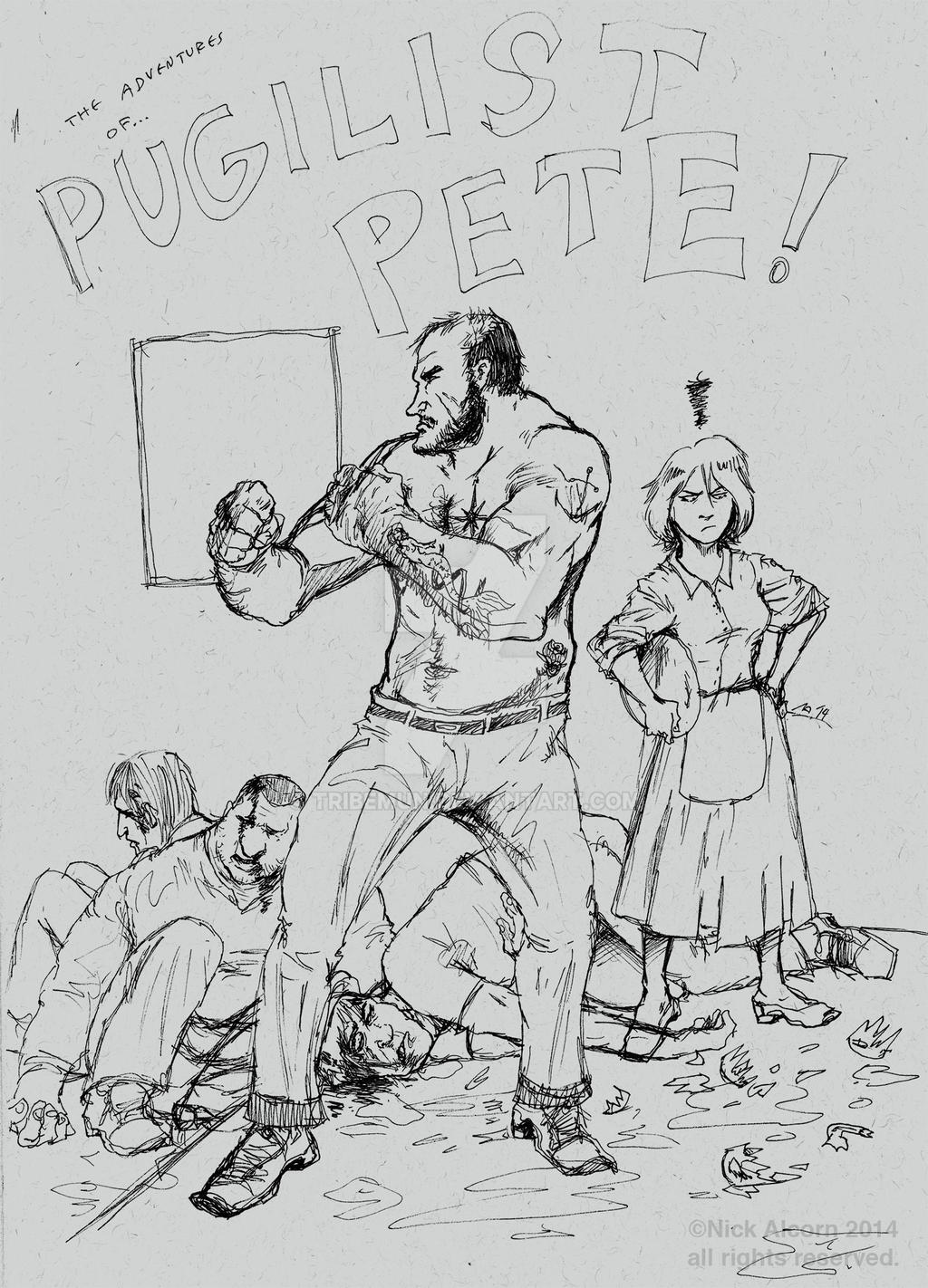 Pugilist Pete -Sketch