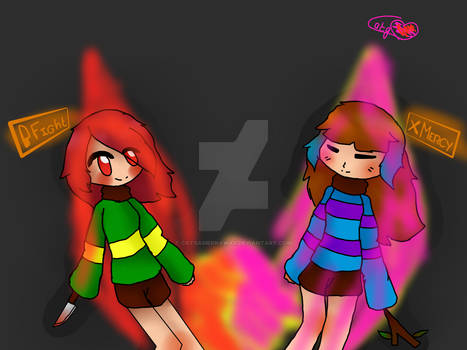 undertale me and my friend ^^