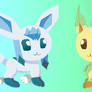 leafeon and glaceon