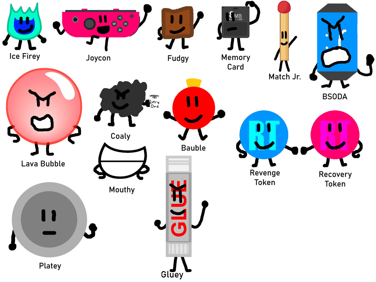 My Object OC's (Part 1) by IceFirey573 on DeviantArt