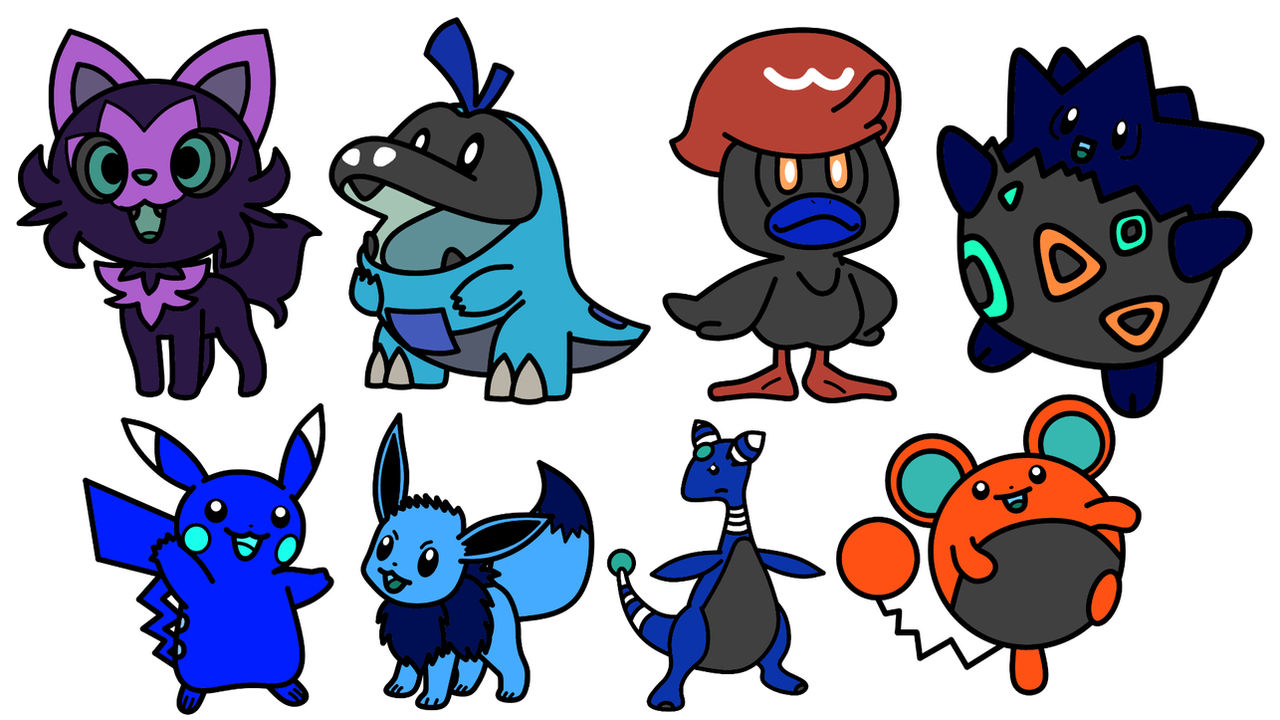 Inverted Colour Pokemon Adoptables 2 (Closed) by IceFirey573 on DeviantArt