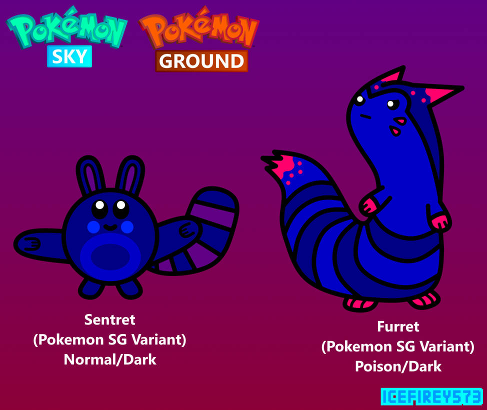 Pokemon Sky and Ground: New Sentret line variants by IceFirey573 on ...