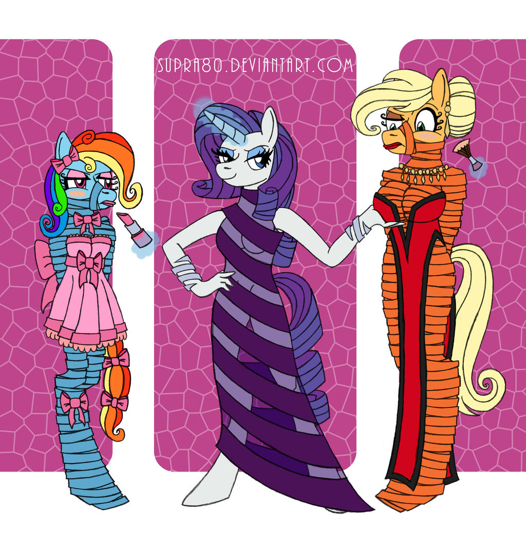 Mlp Wrapped Ribbon Wrapp - JBlaser request by Supra80 on DeviantArt