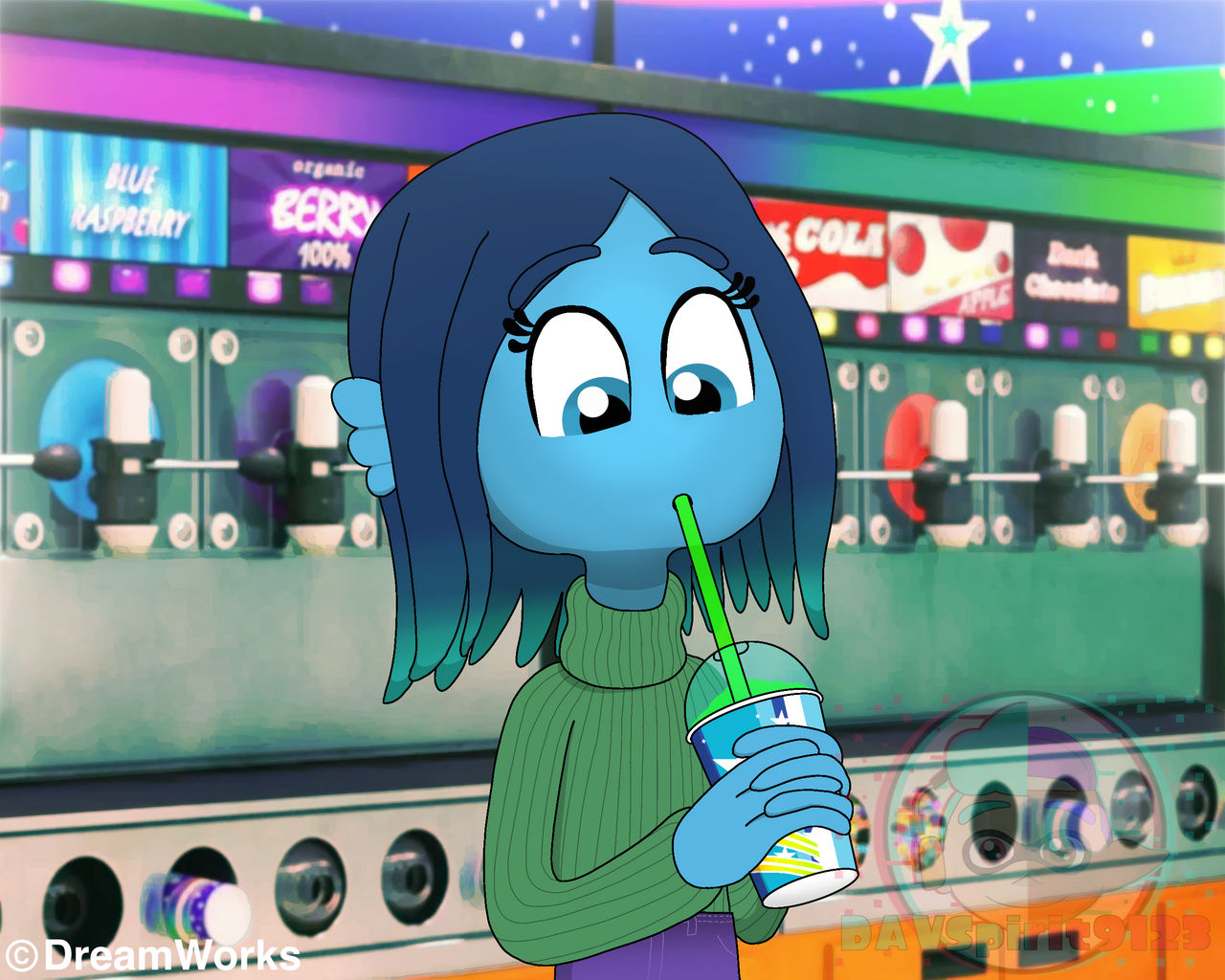 Ruby Gillman discovering Slurpees by DAVSpirit9123 on DeviantArt