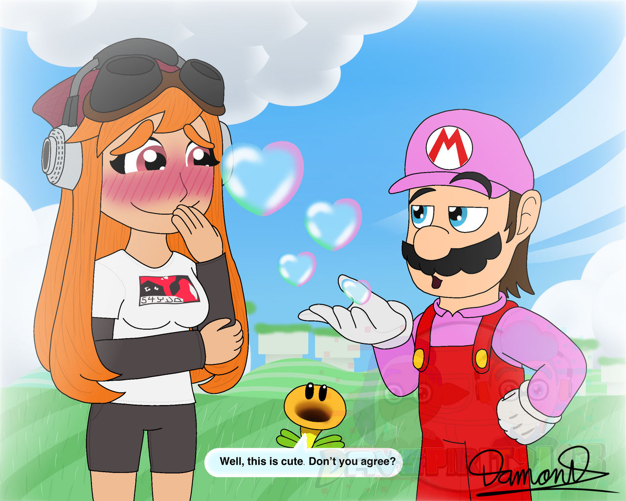 Mario X Meggy Bubbles By DAVSpirit9123 On DeviantArt mario-x-meggy-bubbles-by-davspirit9123-on-deviantart