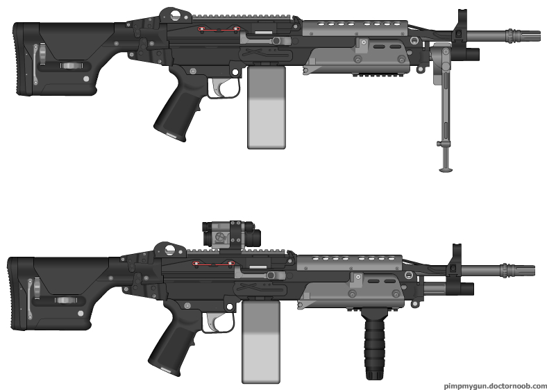 Machine Gun Deviantart Magna Armories 'Hailstorm' Light Machine Gun by ExtendedProject on ...