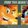 Draw This Again! Meme: Crash Bandicoot