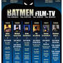 The Batmen of Film and TV Infographic