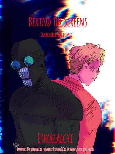 COVER Behind the Screens- incredibles AU comic