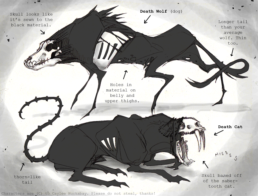 Death Wolf and Cat Ref Sheet