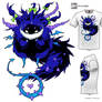 Cute, Blue, Thorn Monster