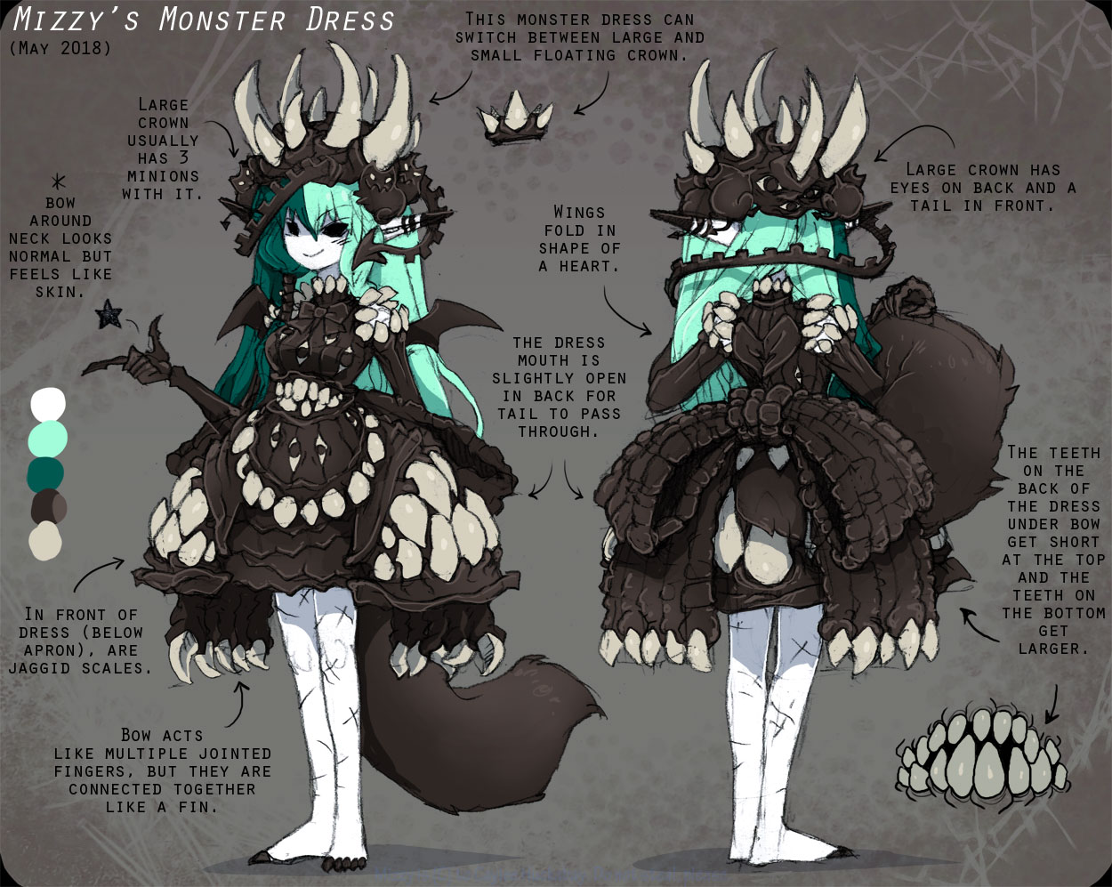 Mizzy's Monster Dress Reference